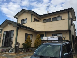 石巻市A様邸屋根外壁塗装工事（築12年）